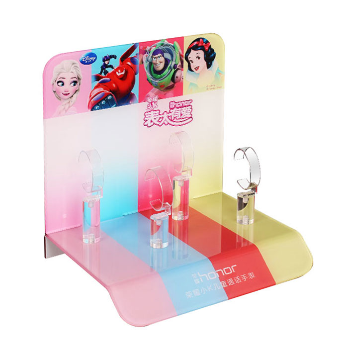 華為榮耀小K兒童通話手表展示架,亞克力臺面展示架